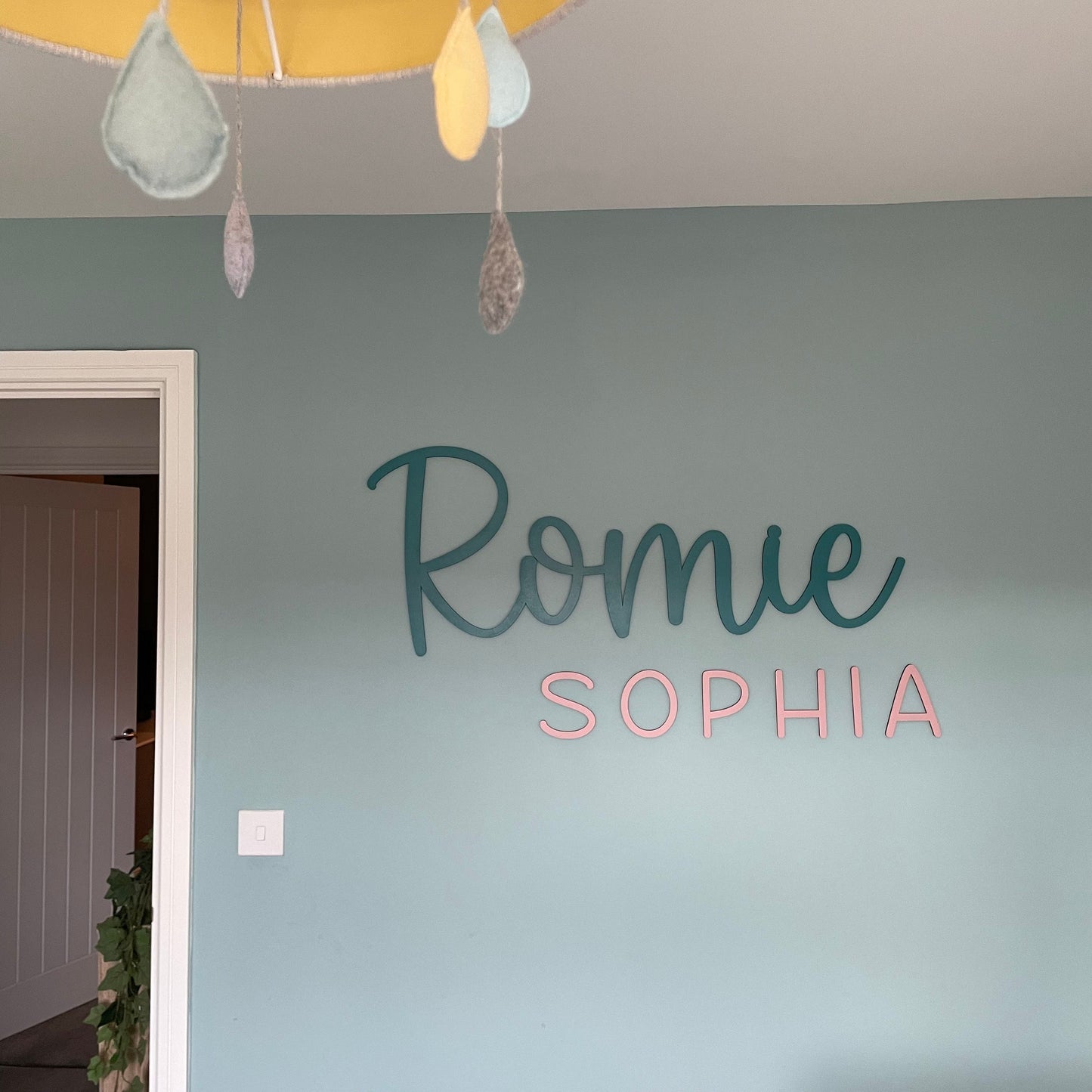 Two name wall letters