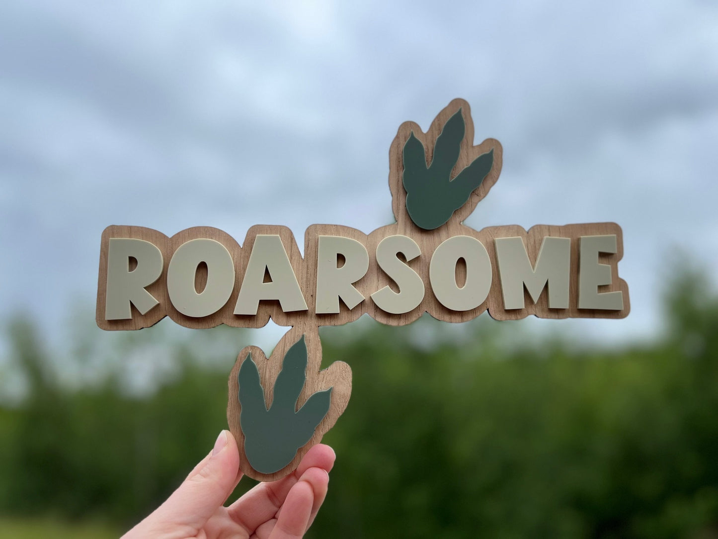 Roarsome dinosaur sign