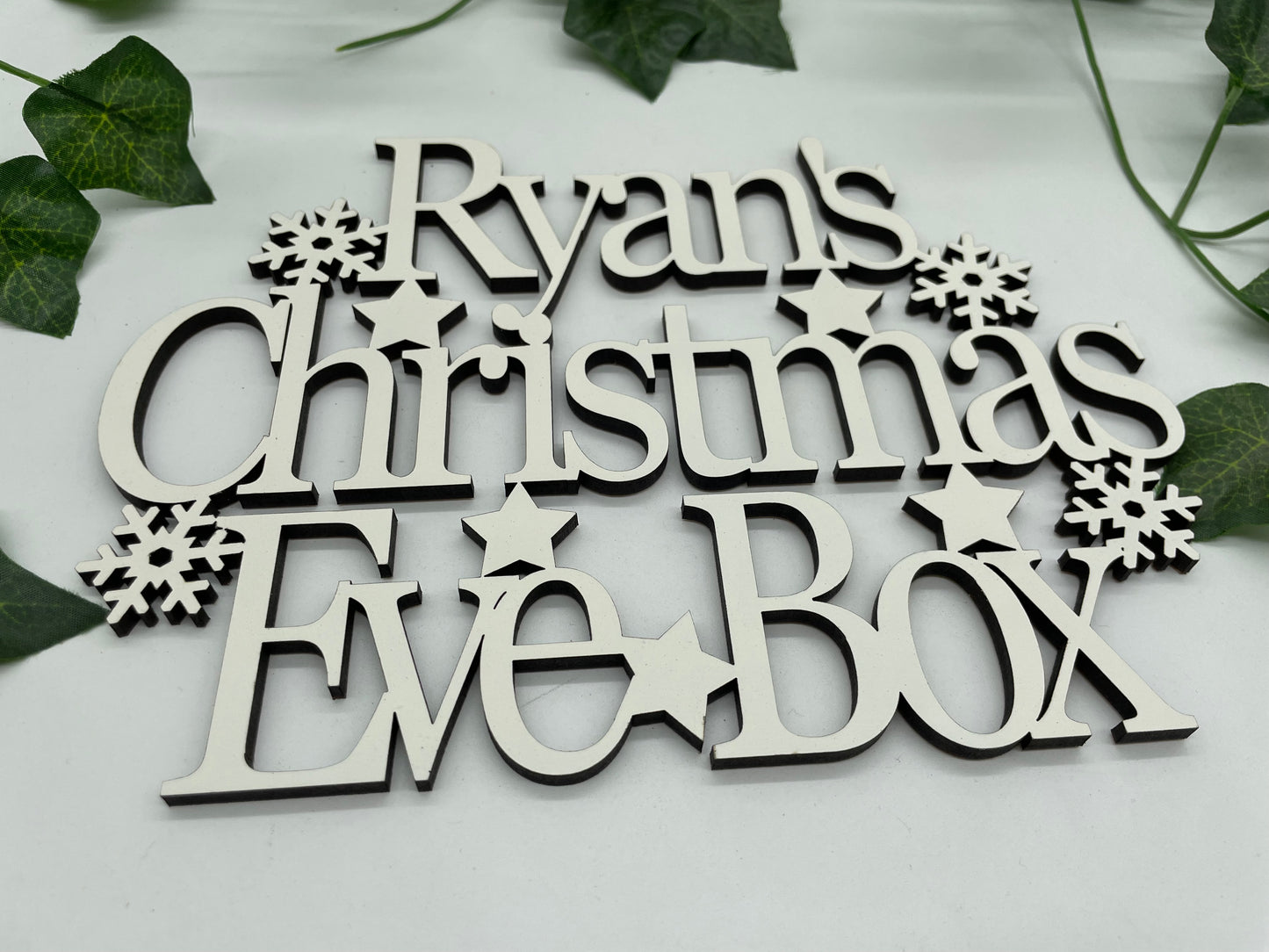 Christmas eve box painted