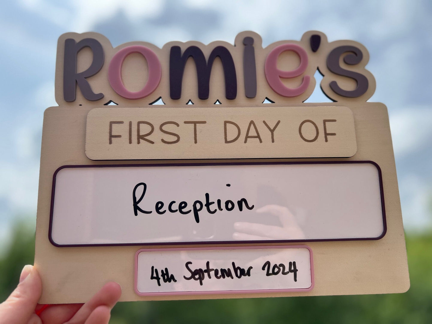 First day/Last day sign