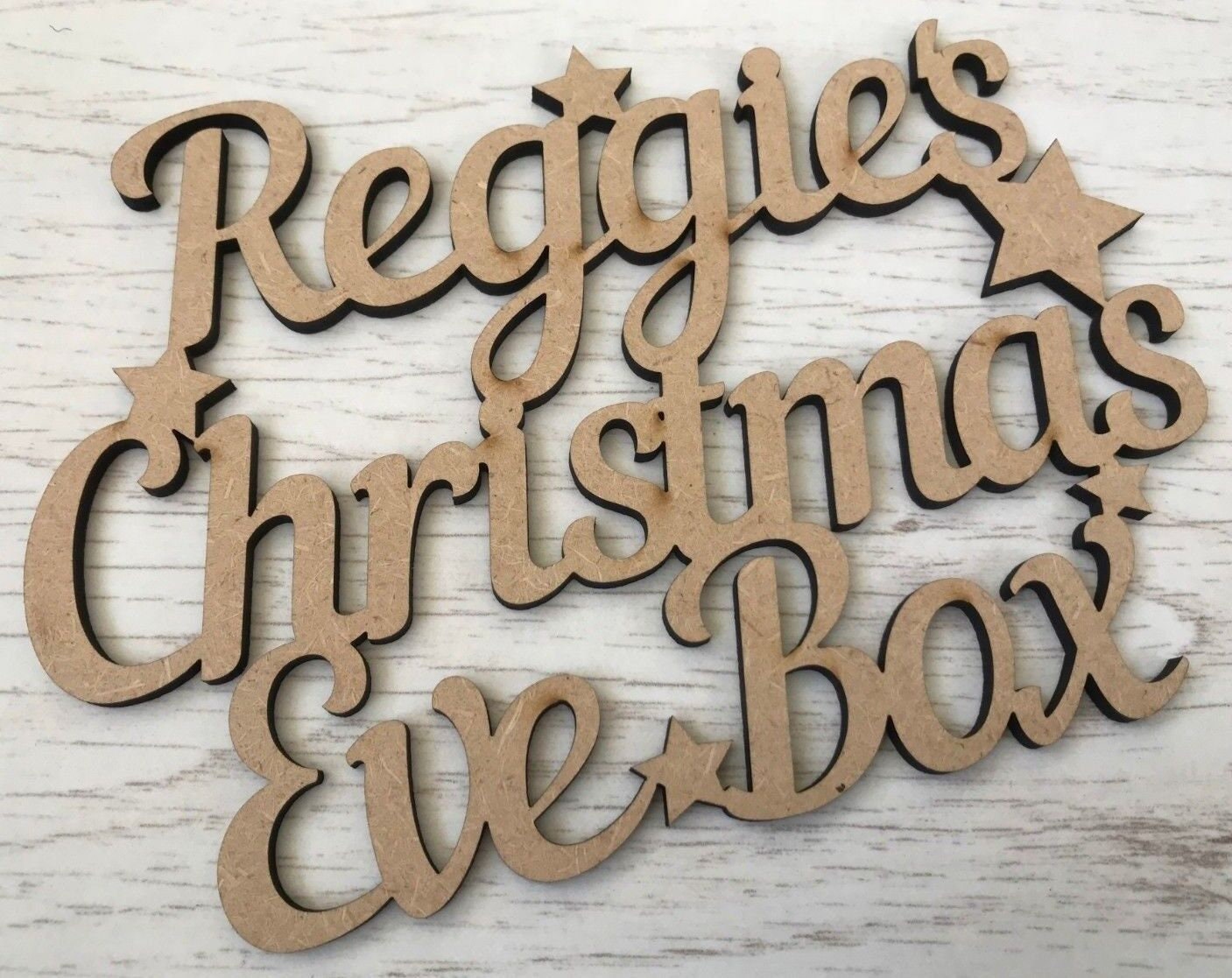 Christmas Eve Box topper (unpainted)
