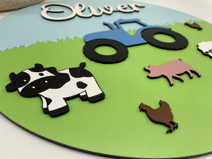 Farm name sign