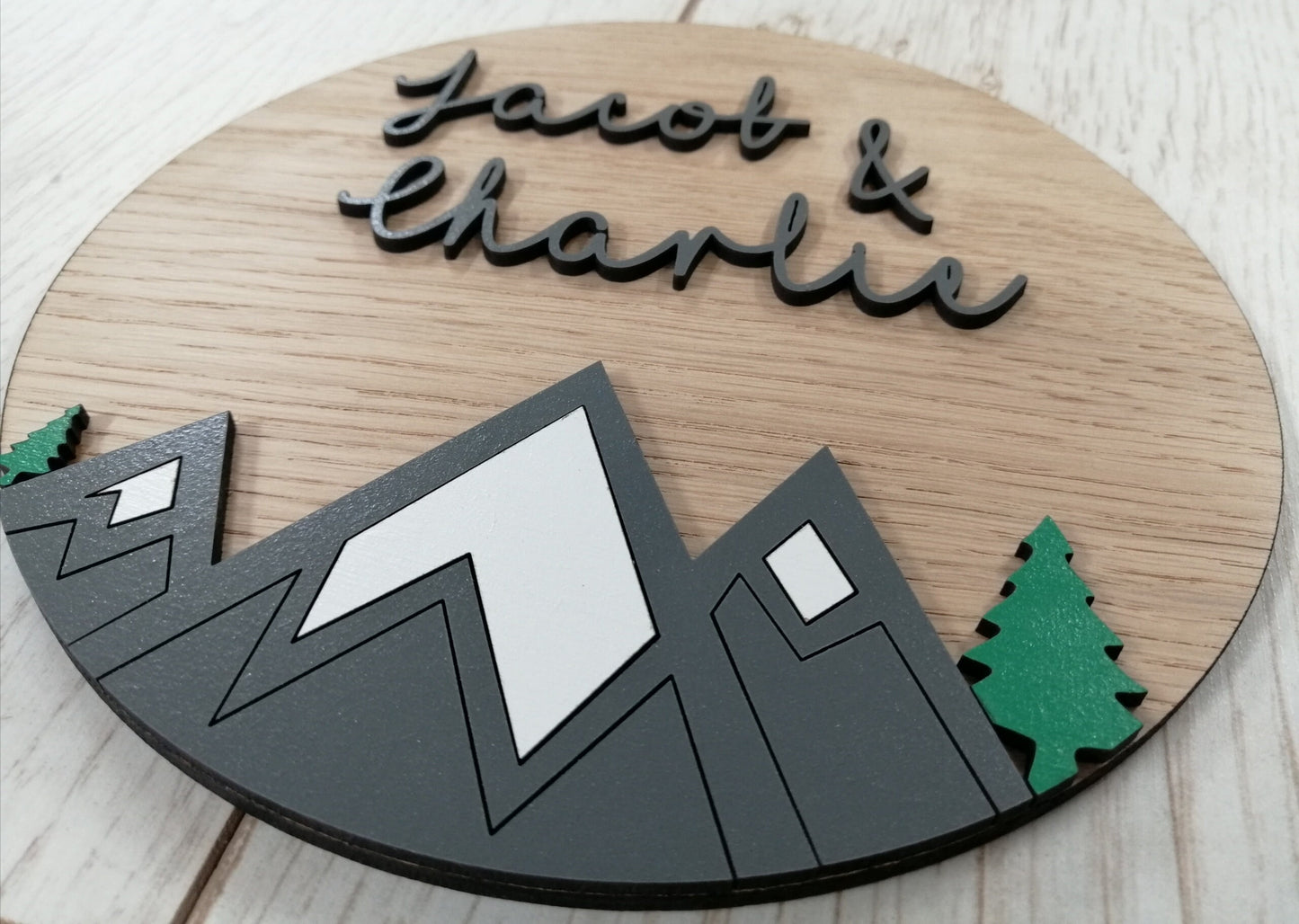 Mountain Name Sign