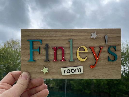 Name Room Sign - Customisable