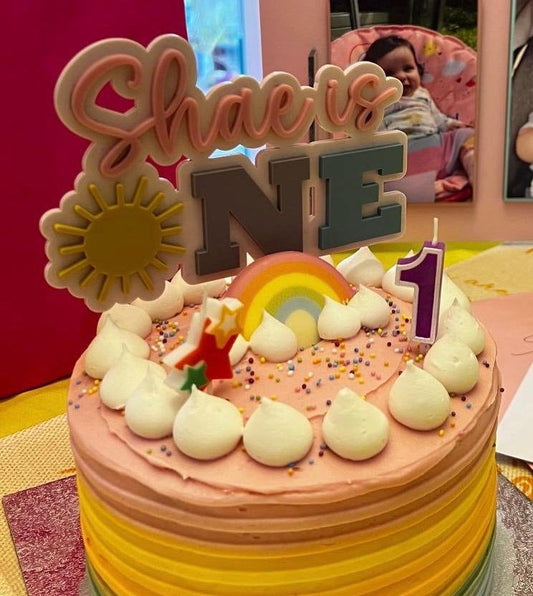 1st Birthday cake topper