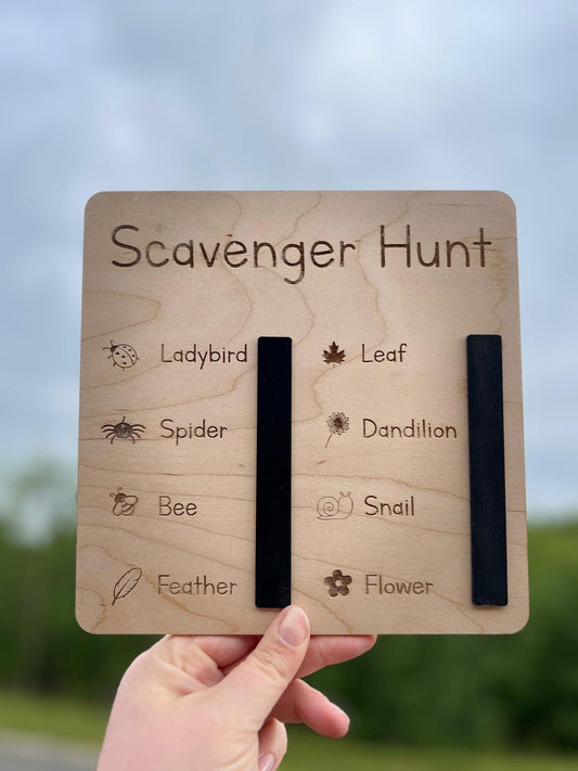 Scavenger hunt Nature finds
