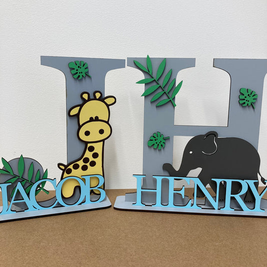 Safari letter with name