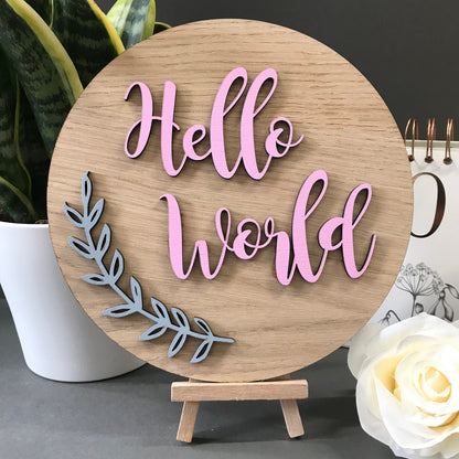 Hello world sign