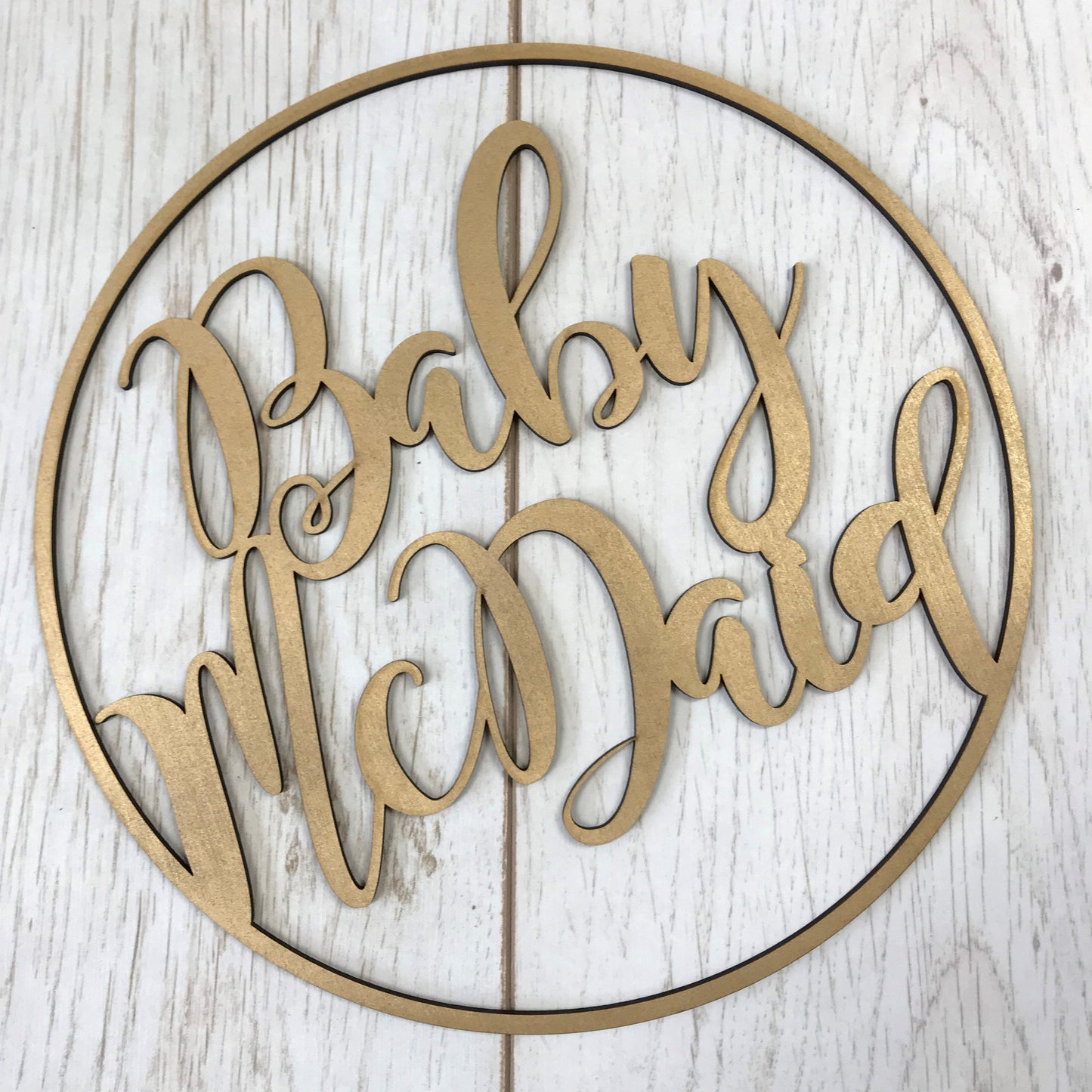 Wooden name hoop