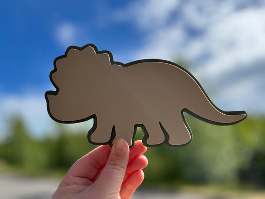 Dinosaur Triceratops Acrylic Shape