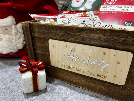 Christmas Eve Box Sign
