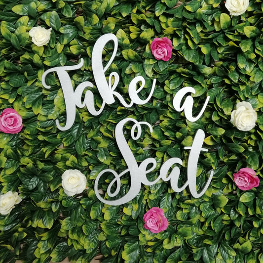 Take a Seat Wording