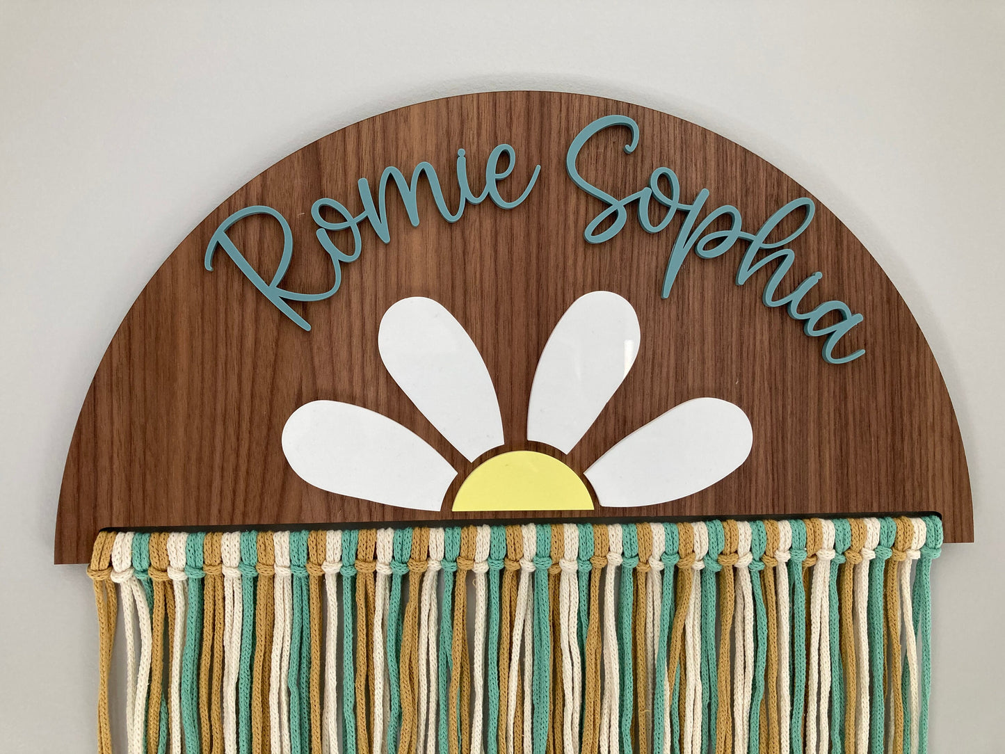 Daisy Name Macramé Sign