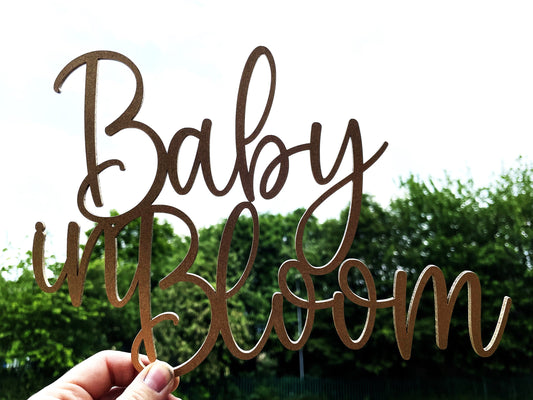 Baby in Bloom Sign