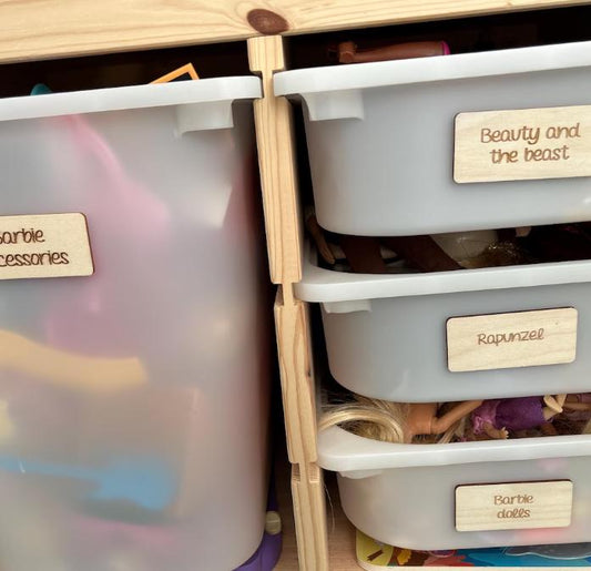 Wooden Storage Labels - Price per tag