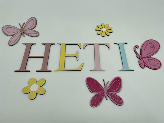 Toy box set - butterflies & flowers