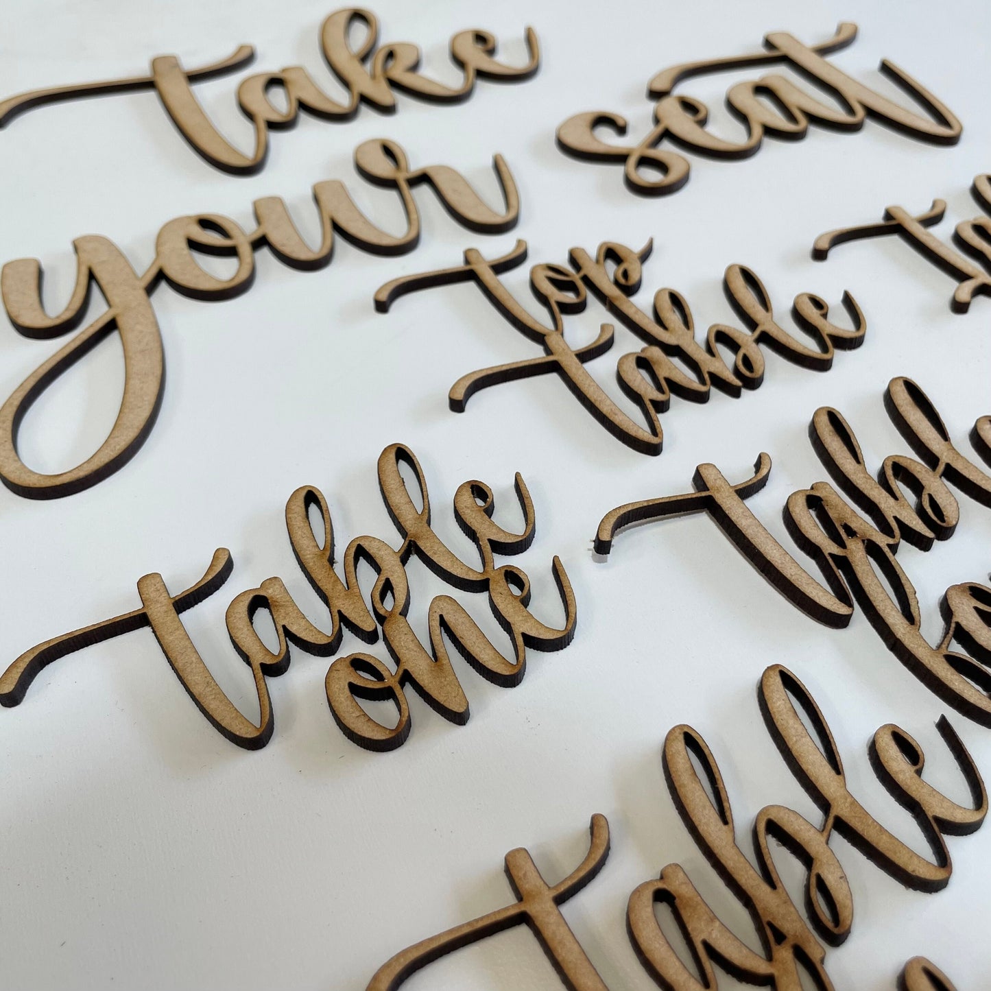 Take your seat & Table Names