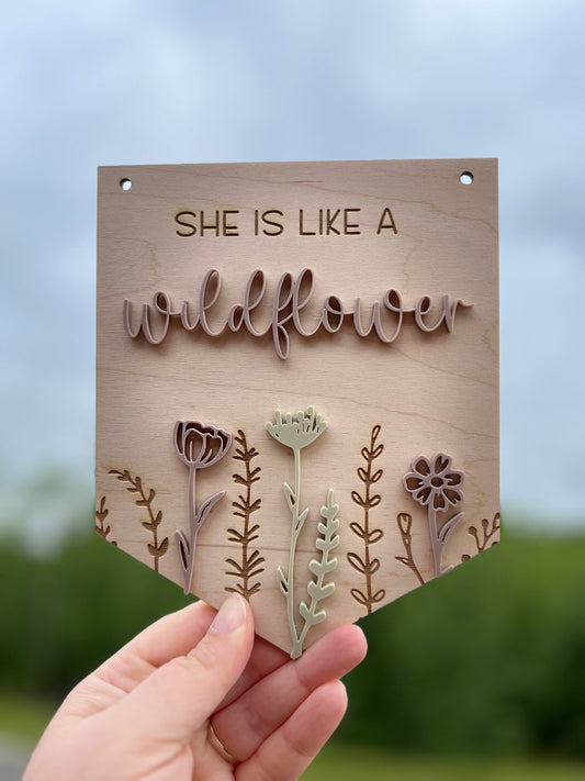 She is a wildflower pennant