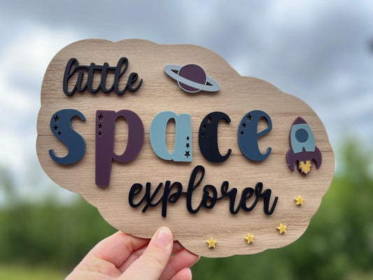 Little Space explorer sign