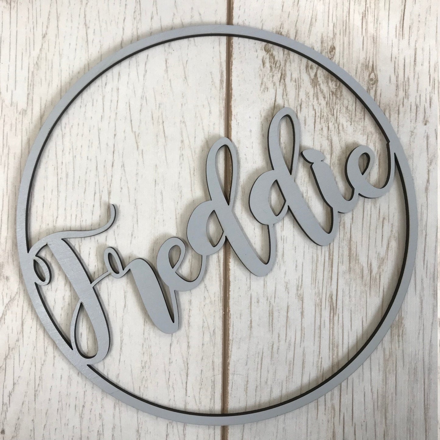 Wooden name hoop