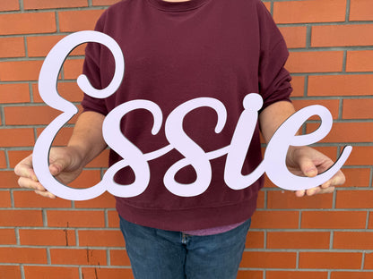 Wooden Name Sign - Forever Font