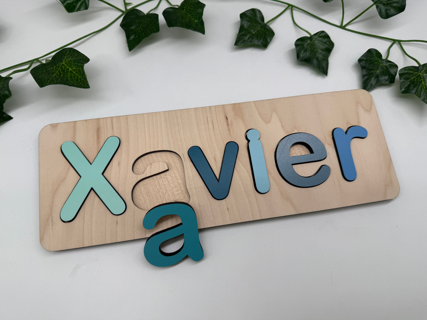 Name jigsaw - Wooden