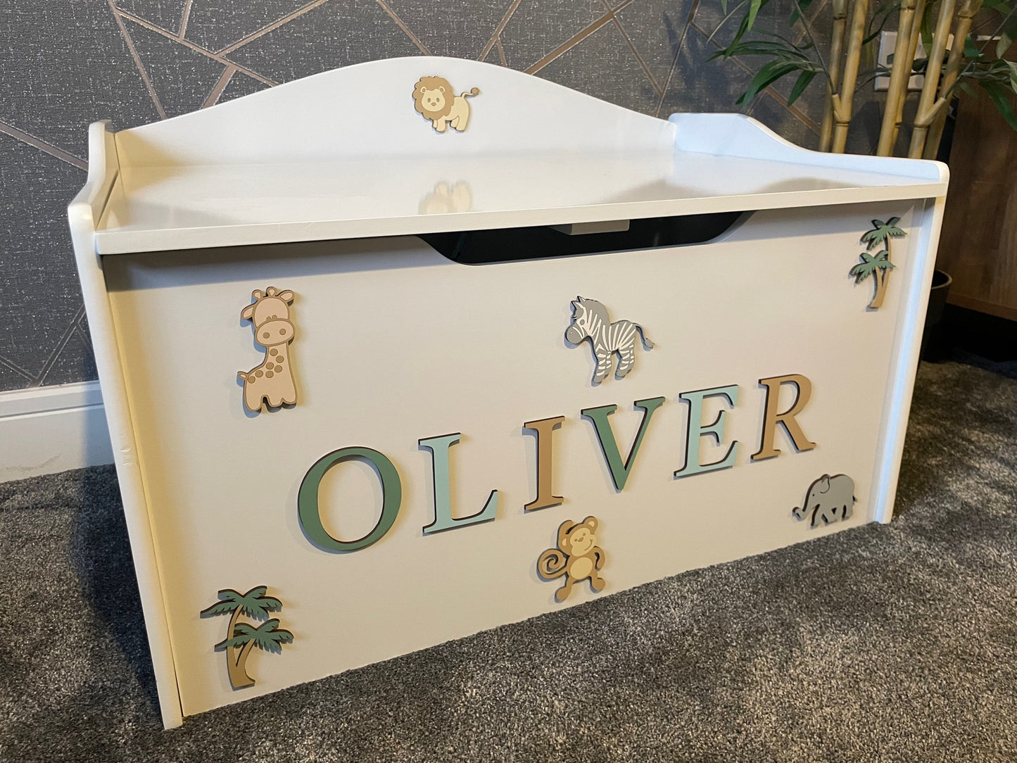 Safari theme toy box