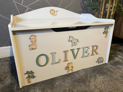 Safari theme toy box