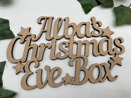 Christmas Eve Box topper (unpainted)