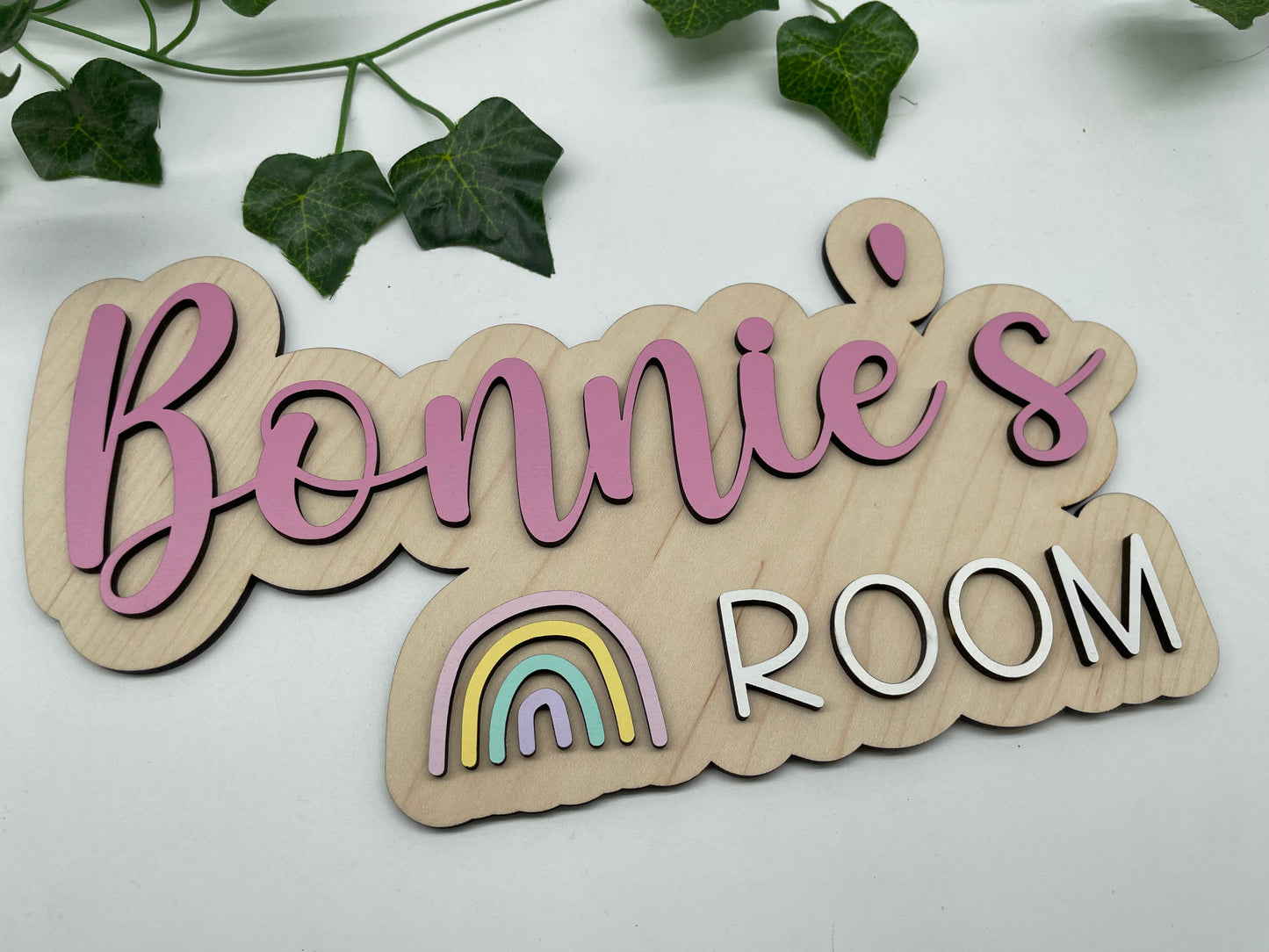 Rainbow room sign