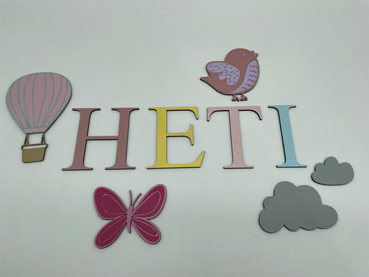 Toy Box Letter & Shape set - Sky shapes