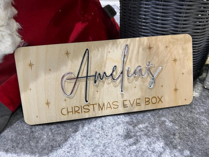 Christmas Eve Box Sign