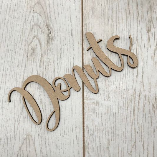 Donuts Wooden Sign
