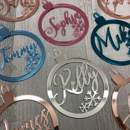 Christmas Name Bauble