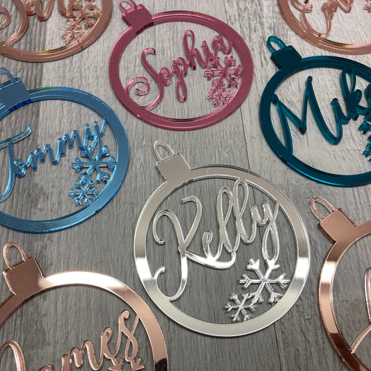 Christmas Name Bauble