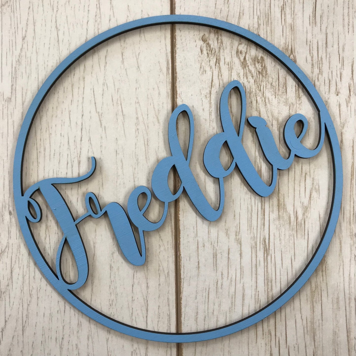 Wooden name hoop