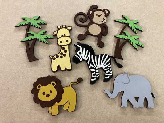 Jungle animals (priced per shape)