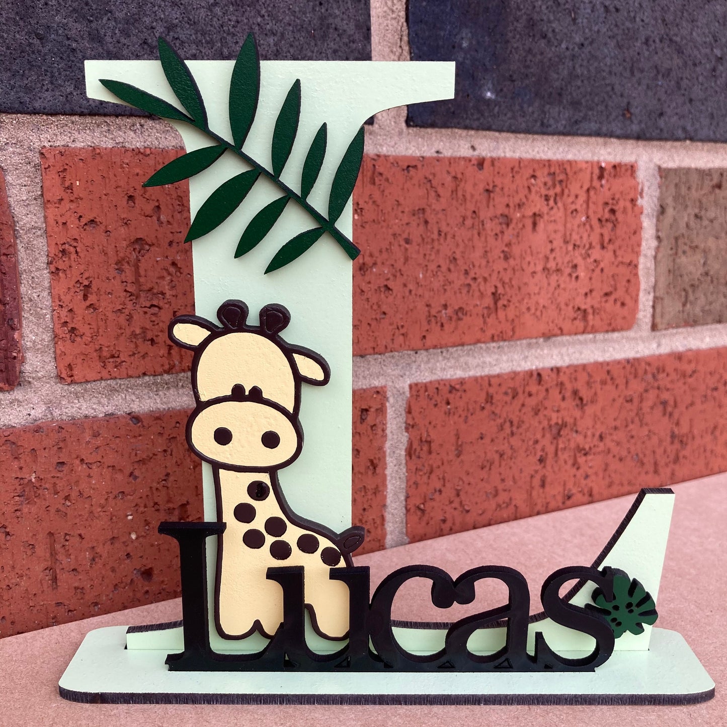 Safari letter with name