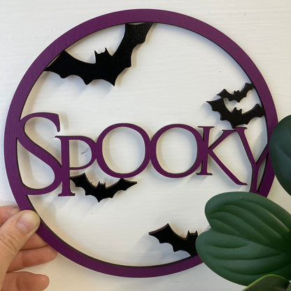 Spooky halloween hoop