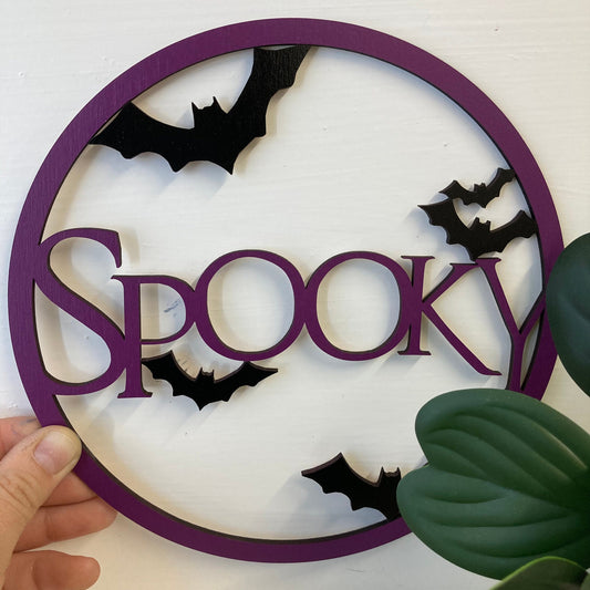 Spooky halloween hoop