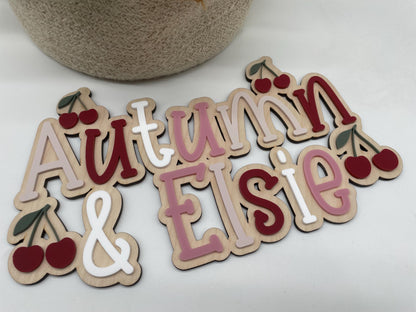 Cherry name sign
