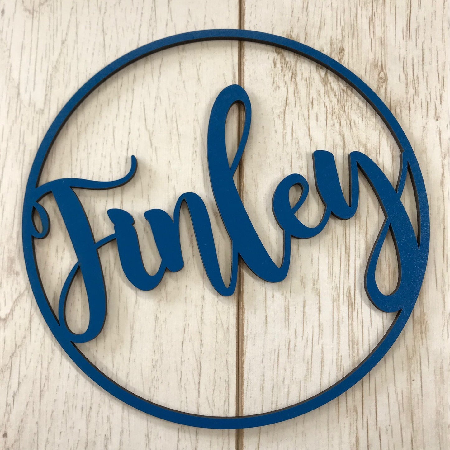 Wooden name hoop
