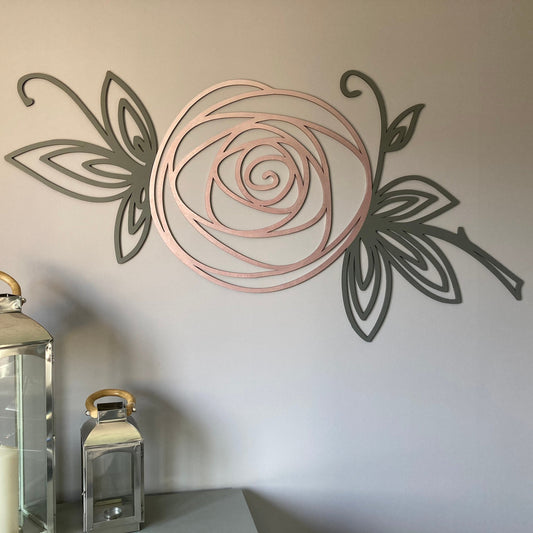 Rose Flower Decal motif