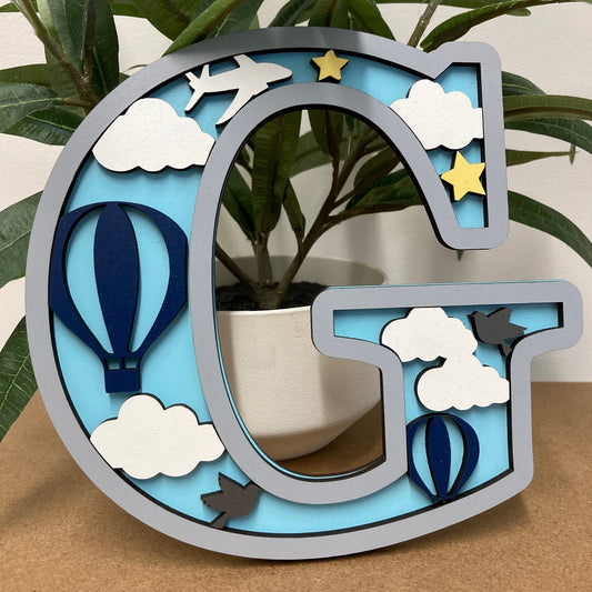 Hot Air Balloon letter
