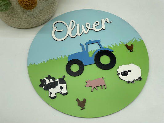 Farm name sign
