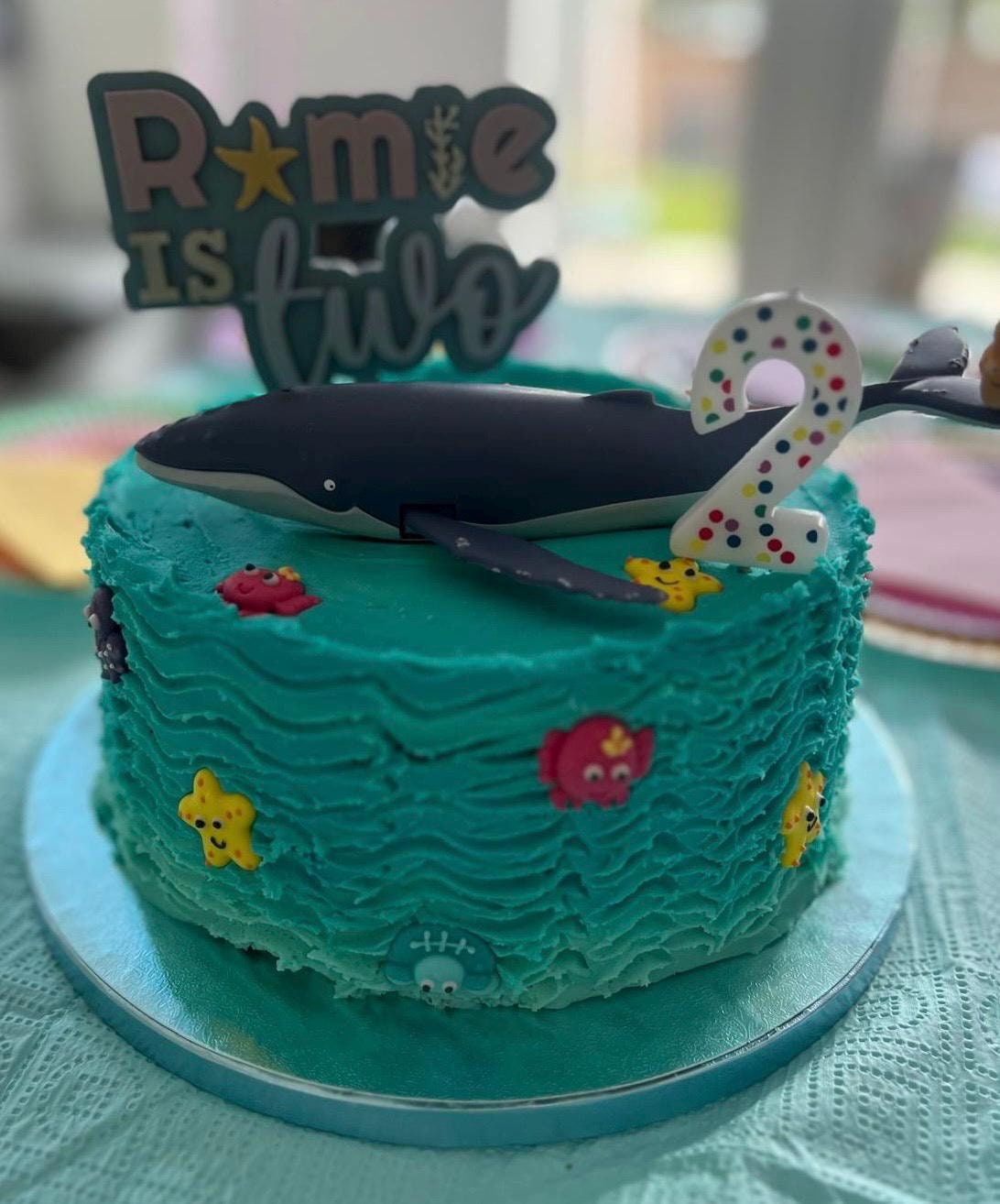 Ocean Sealife cake topper